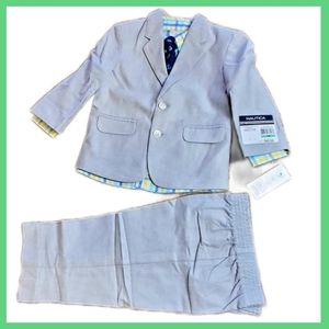 🆕️Nautica 4 Piece Ensemble for Toddlers Size  18 months  Color Light Grey